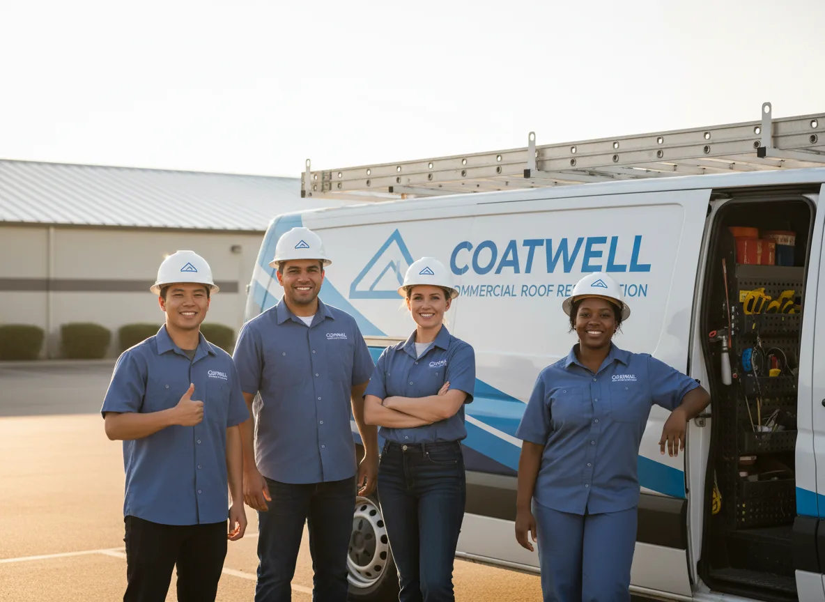 Commercial roof coating company in Kiefer, OK